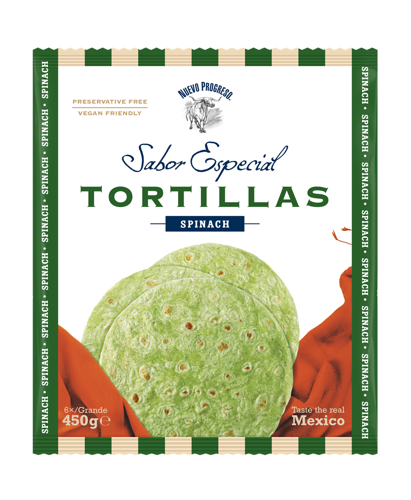 NP Tortilla PinaattiX6 10/450g